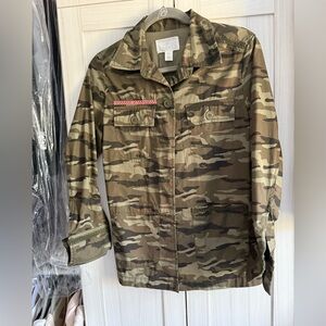 Caslon Camouflage Military Style Jacket
NWOT. Size XS.